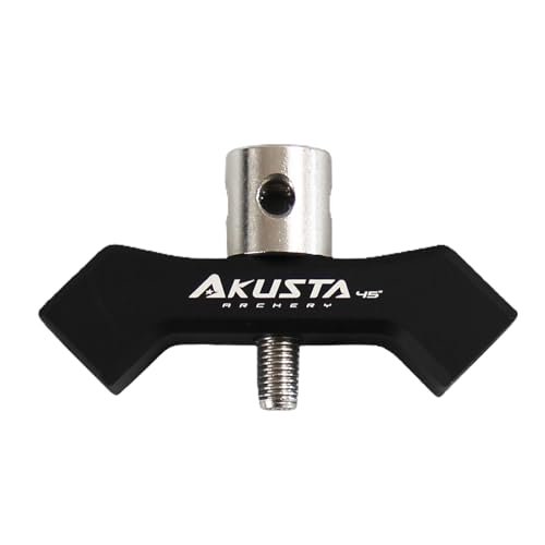 DEERACE Archery V Bar Mount Stabilizer Connector for Recurve Bow (40°)