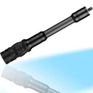 GQT Archery Bow Stabilizer for Compound Bow, Carbon Fiber Bow Balance Bar, Damping System and Weights Kit, 6 in