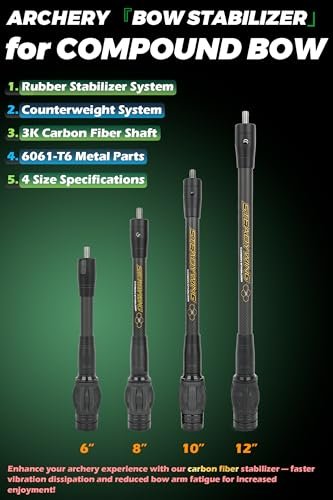 POEARCUS Archery Bow Stabilizer Review – Enhance Your Accuracy - Image 2
