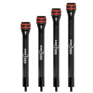 Archery Bow Stabilizer Balance Bar Rod 6/8/10/12 Inch Carbon Fiber Side Rod for Compound Bow Recurve Bow (10inch)