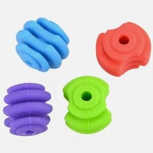 Cuoyuqie 2Pcs Compound Bow Stabilizer Ball String Stop Suppressor Bracket Archery LimbSaver (Green 2pcs)