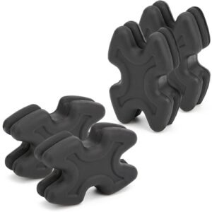 Omoojee 4 PCS Bow Limb Dampeners for Compound Bow and Crossbow, Archery Split Limb Stabilizer, Bow Silencer for Reducing Noise and Vibration