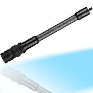 GQT Archery Bow Stabilizer for Compound Bow, Carbon Fiber Bow Balance Bar, Damping System and Weights Kit, 8 in