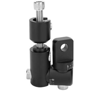 Joyzan Bow Rod Stabilizer, Archery Single Side Adjustable V Bar Aluminium Alloy Back Mount Quick Disconnect Sidebar Pkg Offset Balance Fully Rear Compound Bows Pole Stand Shooting Reduce Vibration