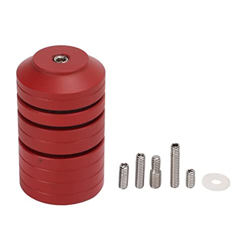 VBESTLIFE Bow Stabilizer Weight, Aluminum Alloy Vibration Dampener for Compound Bows and Archery Training Accuracy Improvement (Red)