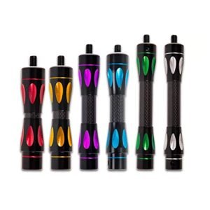 MILAEM 4" 5" 6" Archery Bow Stabilizer Balance Bar Extension Pole Rod Extender Bar for Compound Bow Recurve Bow Accessory (Green, 6")