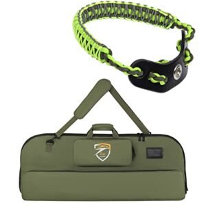SUNYA Archery Bow Wrist Sling+Compound Bow Case