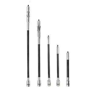 SHARROW Archery Balance Bar Bow Stabilizer 18.5" 28.5" System Main Rod 10" 12" 15" Side Bar Carbon Bow Long Stabilizer Compound Bow and Recurve Bow Accessory Shooting Hunting