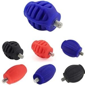 AMEYXGS Archery Bow Stabilizer Shock Absorber Ball Bow Vibration Dampening Balance Bar for Compound and Recurve Bow Hunting (Type 2-Black)