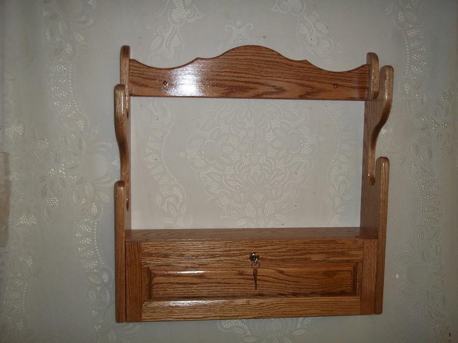 Elegance Meets Utility: Our Handmade Red Oak Gun Rack