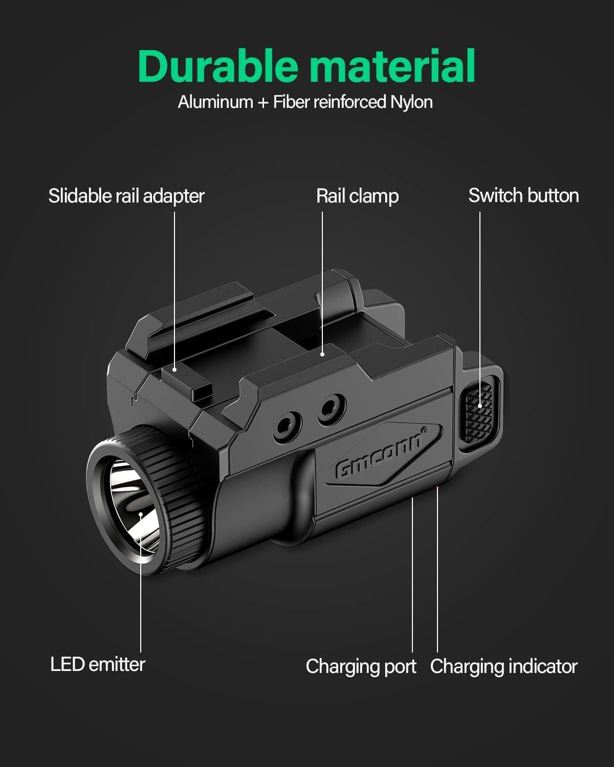 Our Take on Gmconn’s 700-Lumen Compact Pistol Light