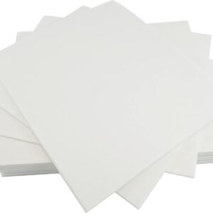 New Brothread Cut Away Machine Embroidery Stabilizer Backing 8"x8" - 100 Precut Sheets - Medium Weight 2.5 Ounce - Fits 4x4 and 6x6 Hoops