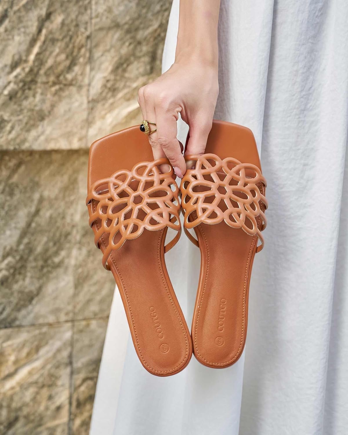 Coutgo Womens Flat Sandals – Comfortable Summer Beach Shoes Review - Image 3