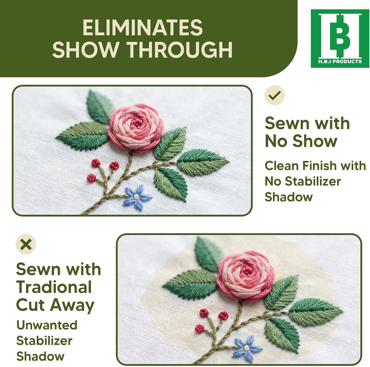 H.B.I. Products No Show Mesh Stabilizer Review - Ideal for Embroidery - Image 3