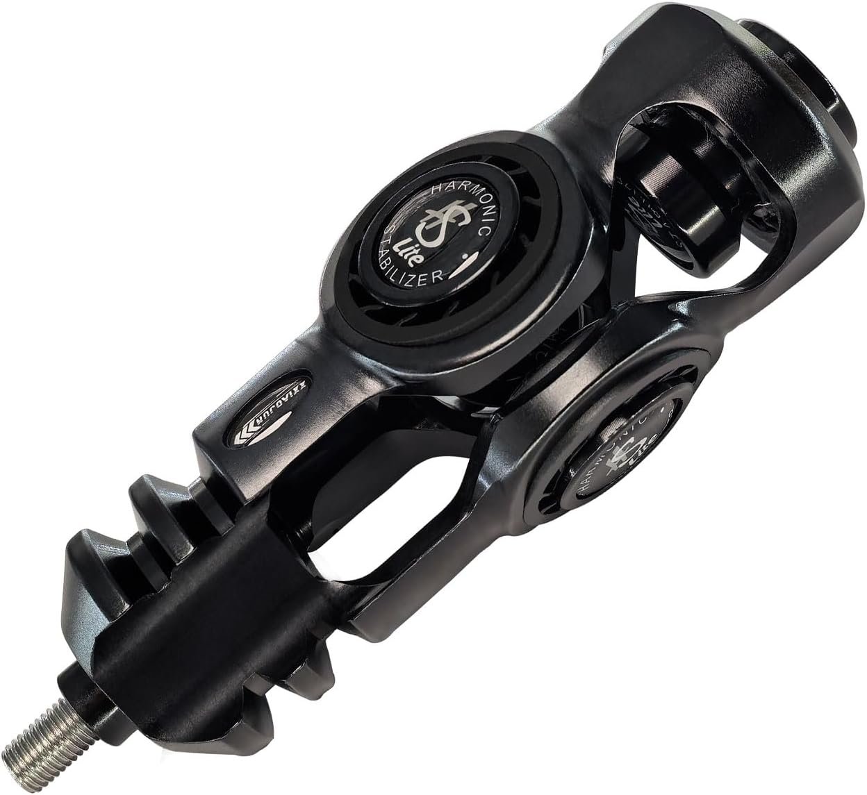 Bow Stabilizer, Archery Bow Stabilizer for Compound Bow Quick Disconnect, Aluminum Alloy Absorber with Damping System to Reduce Vibrations, Sound Absorption for Bow Hunting Shooting.