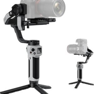 ZHIYUN CINEPEER Weebill 3E, 3-Axis Lightweight Gimbal Stabilizer for DSLR & Mirrorless Camera Canon/Sony/Panasonic/Nikon, 3KG Payload, Native Vertical Shooting, Bluetooth Shutter Control