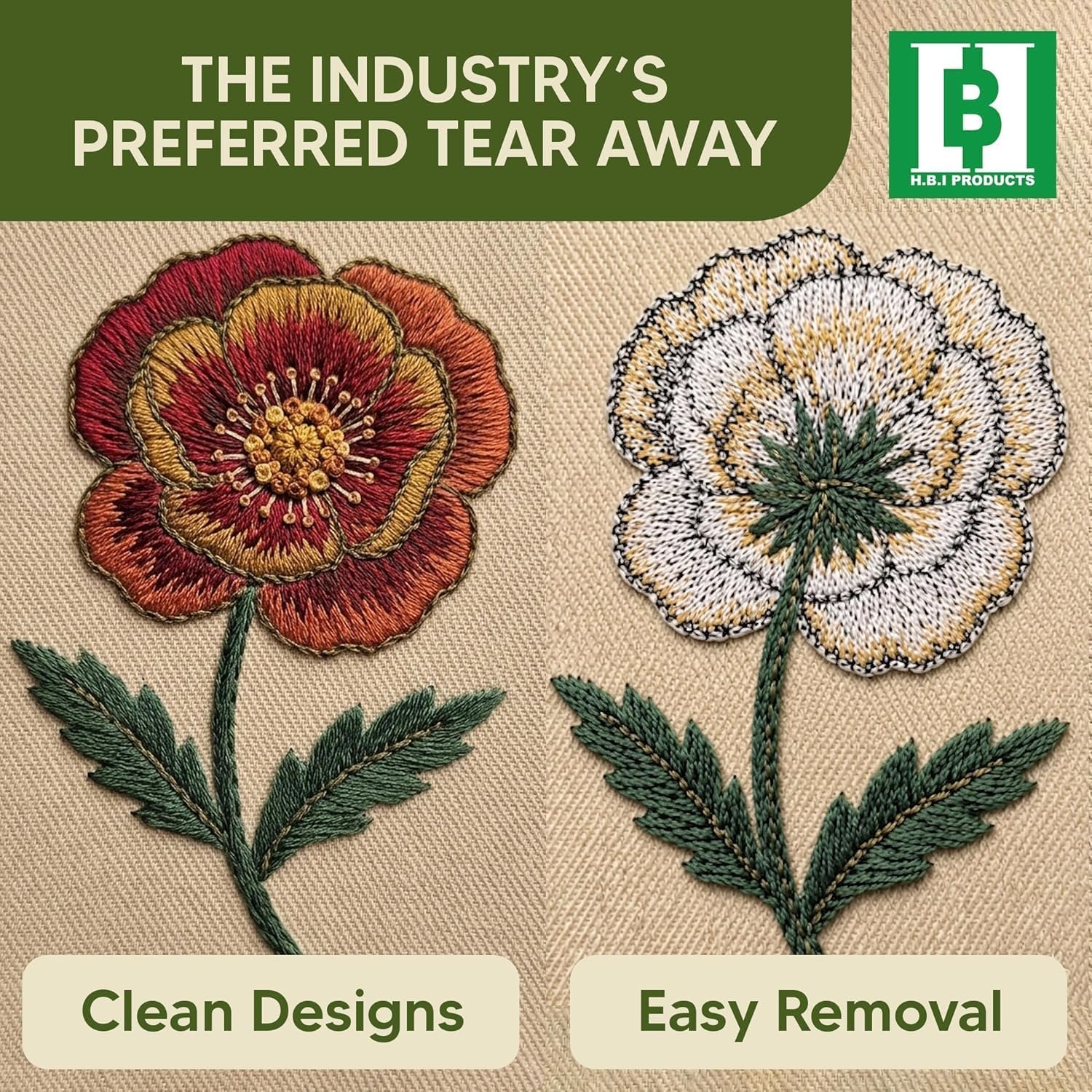 Tear Away Machine Embroidery Stabilizer Backing Review - 100 Precut Sheets - Image 5