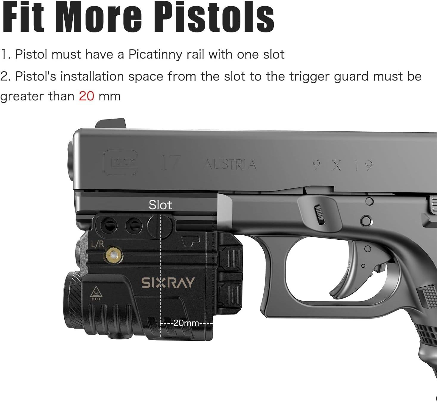 We review SIXRAY’s 600-Lumen Pistol Light-Laser Combo