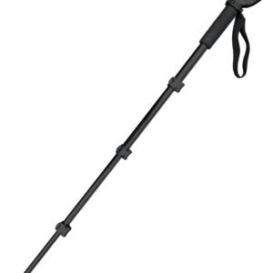 AUSCAMOTEK Aluminum Monopod for Hunting and Photography - Lightweight Collapsible 17-40 Inches Shooting Stick with 360° Swivel Yoke for Rifle Crossbow and Camera Support