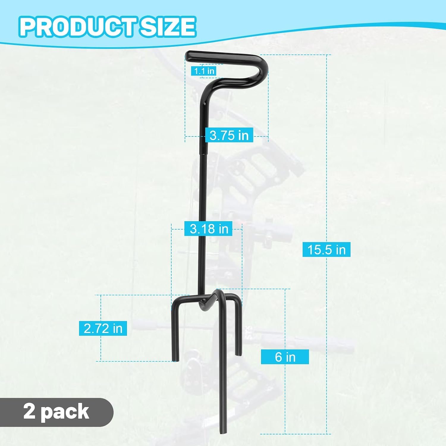 Ground Blind Bow Holder 2-Pack – Durable and Versatile Review - Image 2