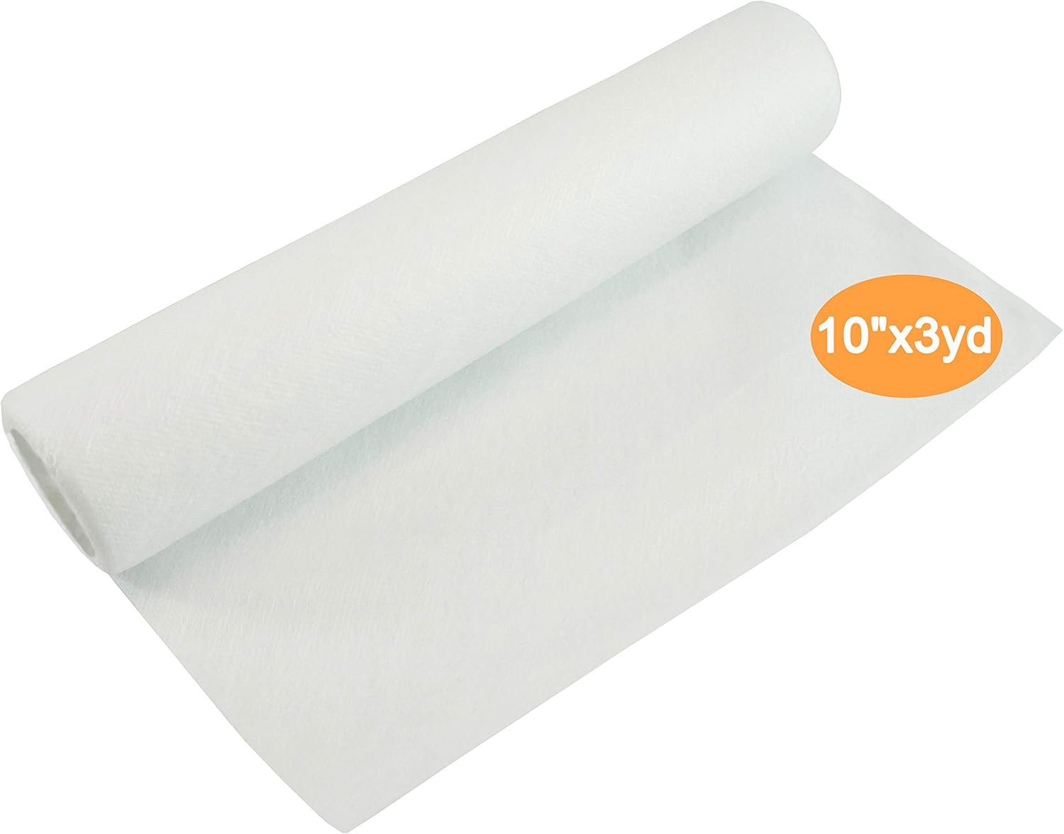 New Brothread Wash Away - Water Soluble Machine Embroidery Stabilizer Backing & Topping 10" x 3 Yd roll - Light Weight - Cut into Variable Sizes for Machine Embroidery and Hand Sewing