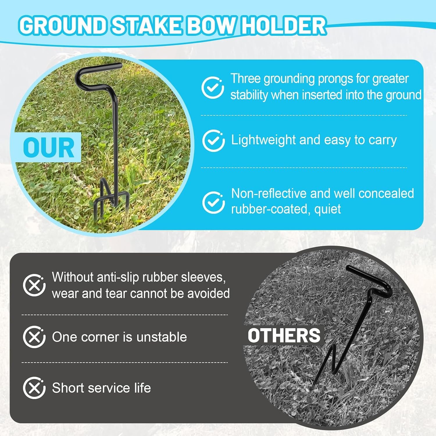 Ground Blind Bow Holder 2-Pack – Durable and Versatile Review - Image 4
