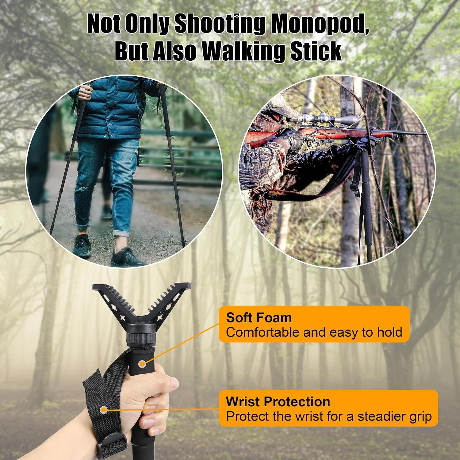 HUNTPAL Shooting Stick Review – Versatile Monopod for Hunters - Image 6