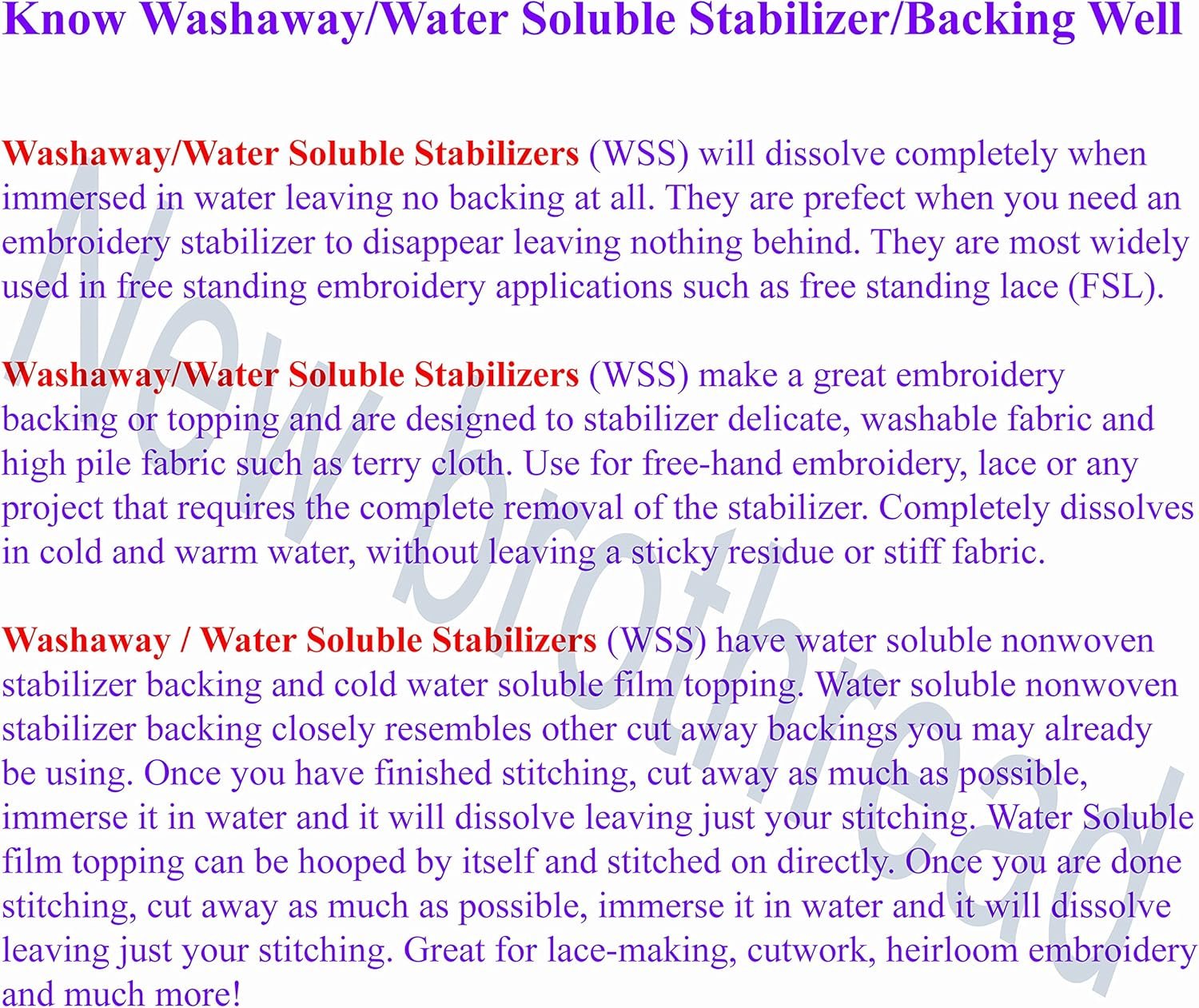 New Brothread Wash Away Stabilizer Review - Lightweight & Versatile - Image 3