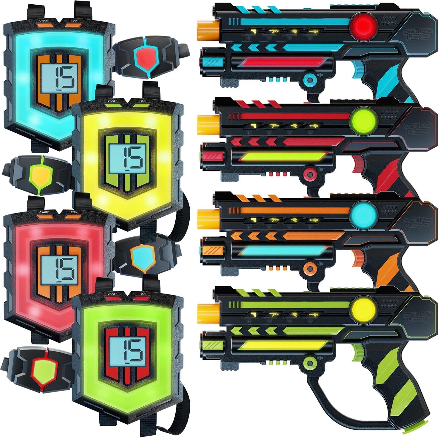 Our Backyard Battle with Squad Hero Laser Tag