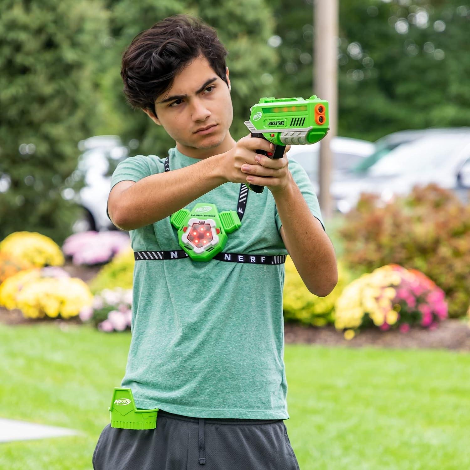 We Put NERF Laser Strike 4-Player Tag to the Test